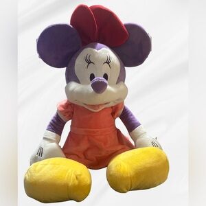 The Big One Disney Minnie Mouse Pillow Buddy 20” Plush Stuffed Animal Purple